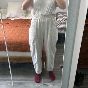 ES Clyde Work Pant in Midweight Linen - Flax 10-R